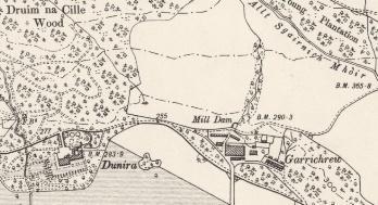 Garrichrew on OS 6-inch map of 1888 Reproduced with the permission of the National Library of Scotland https://maps.nls.uk/index.html